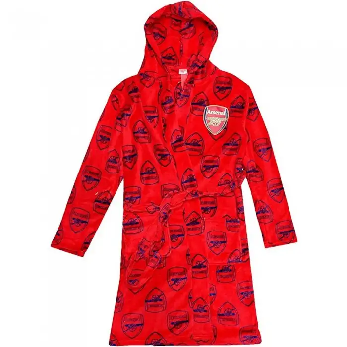 Arsenal FC Childrens/Kids Crest Nightwear Robe