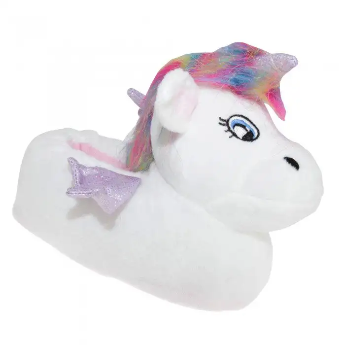 Slumberzzz Kids Unicorn Slippers
