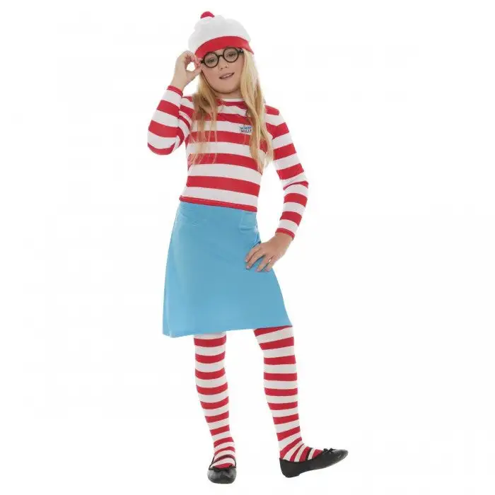 Wheres Wally? Girls Wenda Costume Set