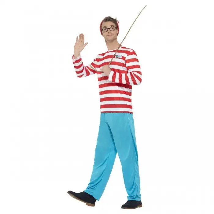 Wheres Wally? Mens Costume Set