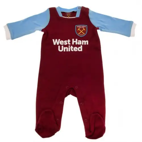 West Ham United FC Baby Sleepsuit