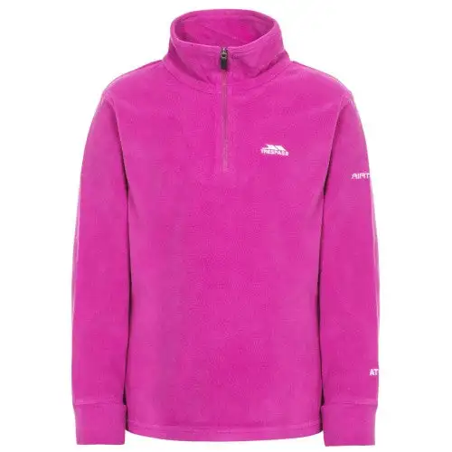 Trespass Childrens Girls Louviers Plain Fleece Top
