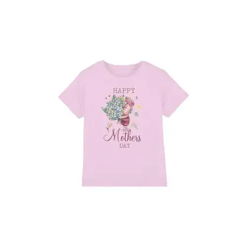 Winnie the Pooh Childrens/Kids Happy Mothers Day Piglet T-Shirt