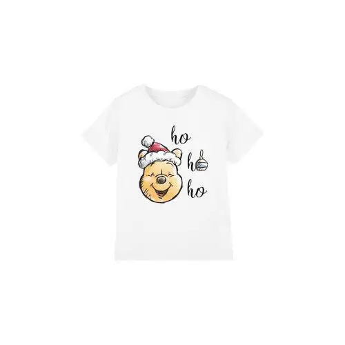 Winnie the Pooh Childrens/Kids Ho Ho Ho, Merry Christmas T-Shirt