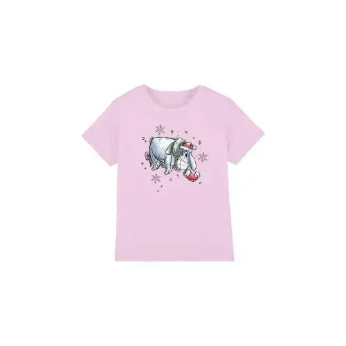 Winnie the Pooh Childrens/Kids Eeyore Snowflake Christmas T-Shirt