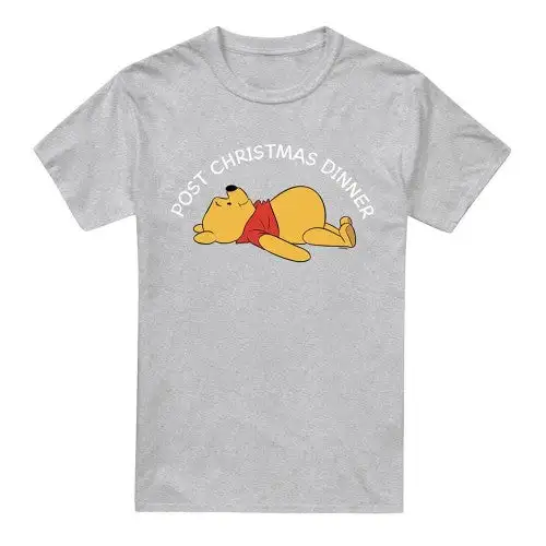 Winnie the Pooh Mens Christmas Dinner T-Shirt
