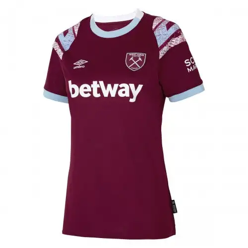 West Ham United FC Womens/Ladies 22/23 Umbro Home Jersey