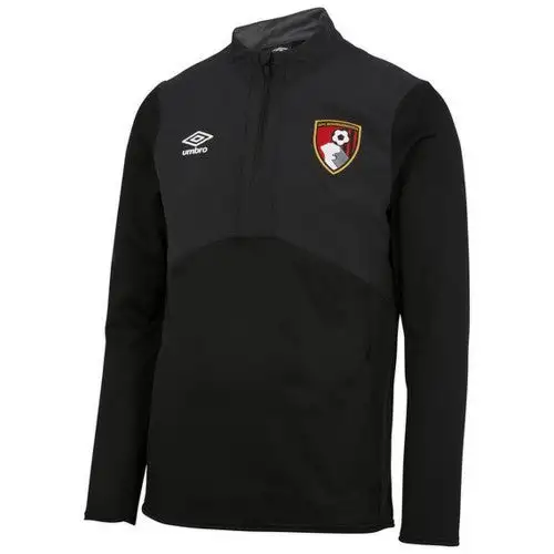 AFC Bournemouth Mens 22/23 Umbro Half Zip Fleece Top