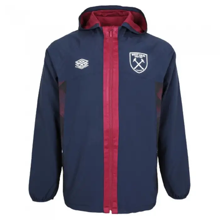 West Ham United FC Mens 22/23 Umbro Waterproof Jacket