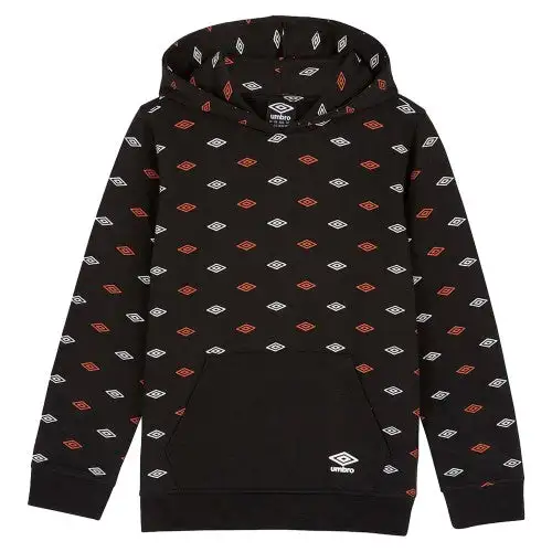 Umbro Childrens/Kids All-Over Print Hoodie