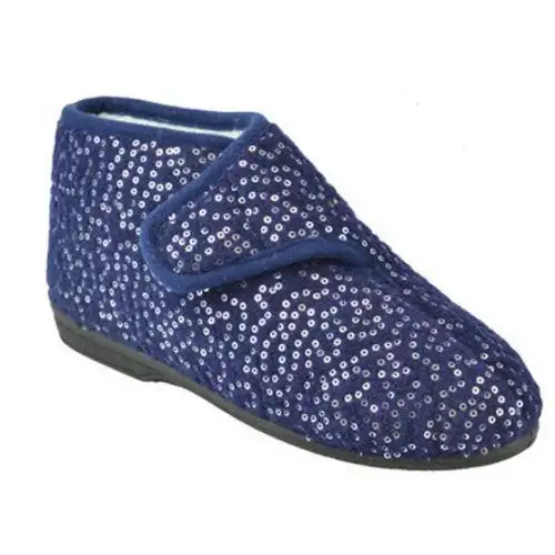 Slumberzzz Womens/Ladies Sequin Slippers